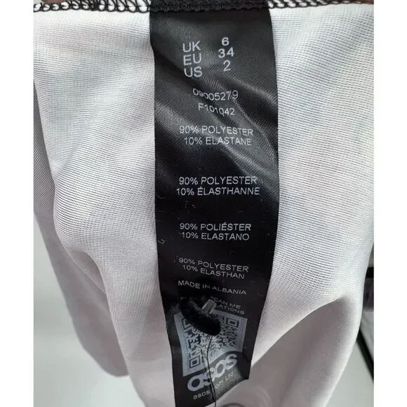 ASOS Maxi Dress Floral Black Velvet Short Sleeve  Keyhole Back Grunge Gown Sz 2 - Picture 5 of 10